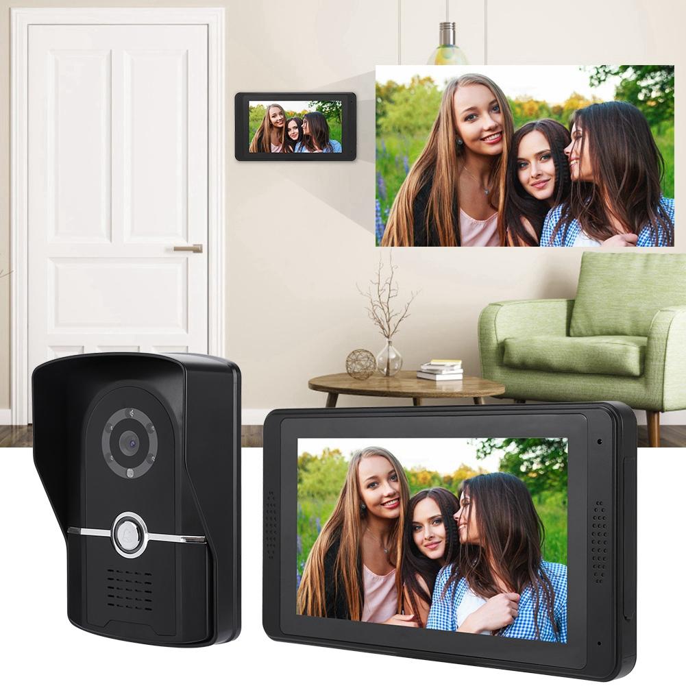 7inch Wired Photo Shooting Touch Screen Video Intercom Doorbell Door Phone