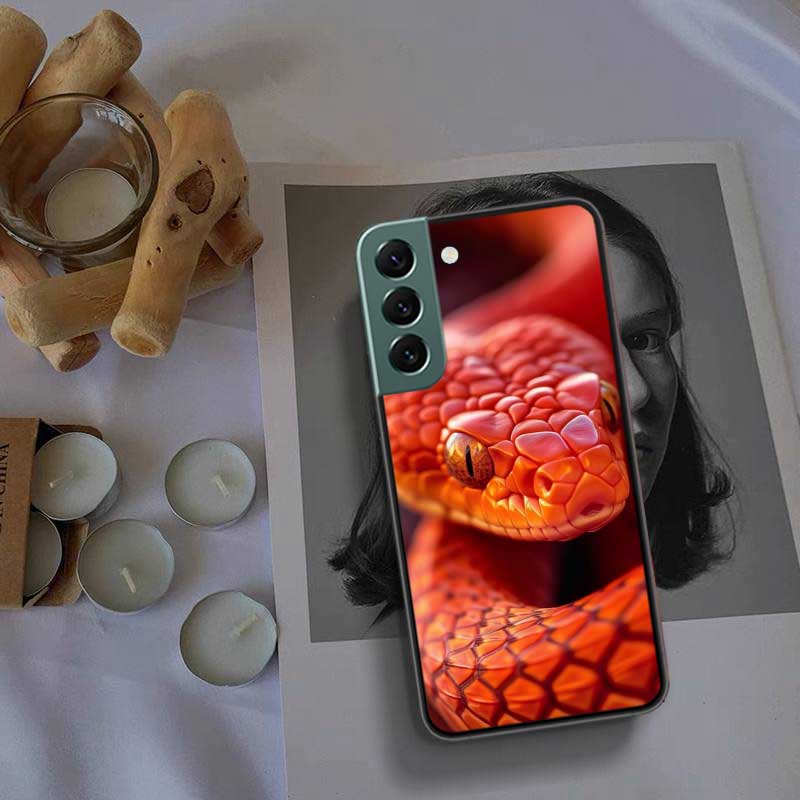 Forest Vipers And Pythons Phone Case For Samsung Galaxy S22 S25 Ultra S21 S10 Plus S26 Edge S20 S23 S24 FE Cover Silicone So
