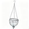 Decorative Hanging Planter, Wire Plant Basket, Ideal for Indoors, Country Houses, Patios, Gardens