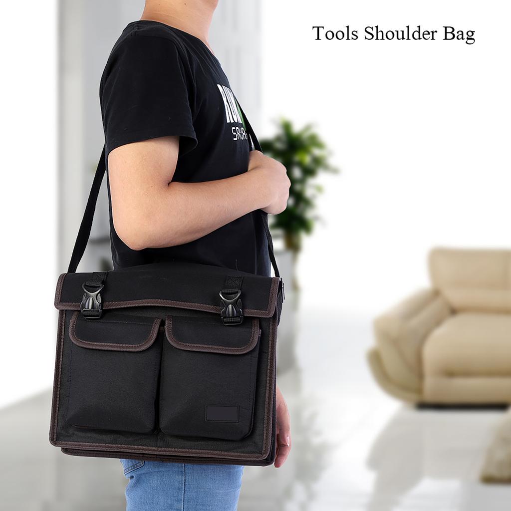 Thickened Oxford Cloth Tools Shoulder Bag Holder Organizer for Electrician Repairman