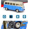 1/24 Scale Welly  1963 Volkswagen T1 Bus Alloy Car Model Diecasts Metal Toy Vehicles Car Model High Simulation Collection Childrens Gifts