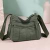 Multi-Pocket Nylon Crossbody Bag Casual Shoulder Purse for Women Daily Travel