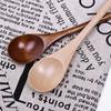 Desserts Condiment Kitchen Dining Tableware Kids Spoon Wooden Spoons Long-handled Tea Scoops
