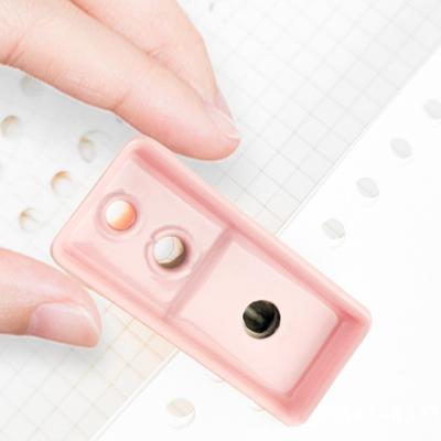 Kawaii Cute Office School Binding Supplies Stationery Single Ring Mini Hole Punch 1 Hole Portable Round Hole Puncher