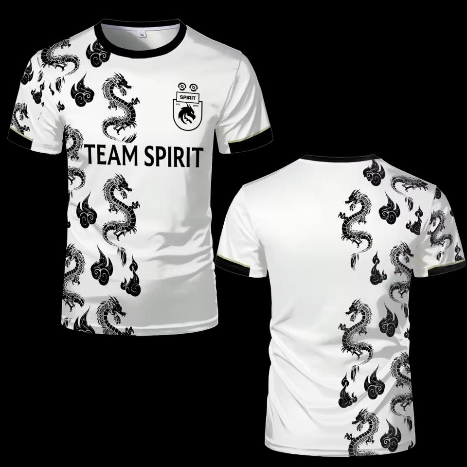 Donk Tričko dres CS2 Esports CSGO Spirit Týmové tréninkové tričko Unisex Streetwear Letní Oversized Fanoušci hry Uniforma