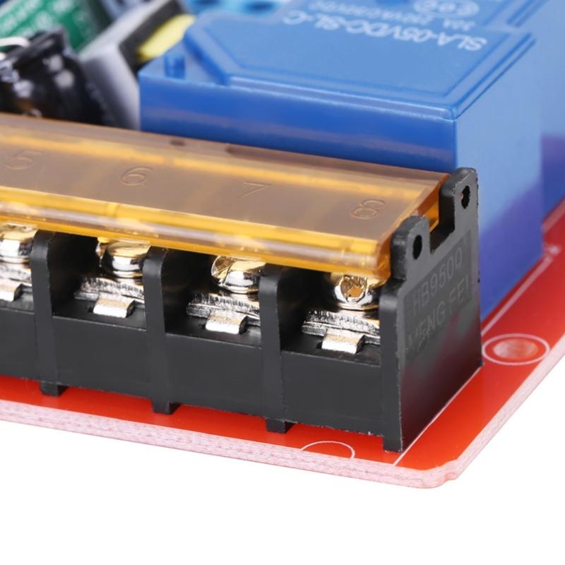 DC5V AC110/220V Double Channel 30A Power Relays Module Supports High/Low Level Triggering for Safe Automation