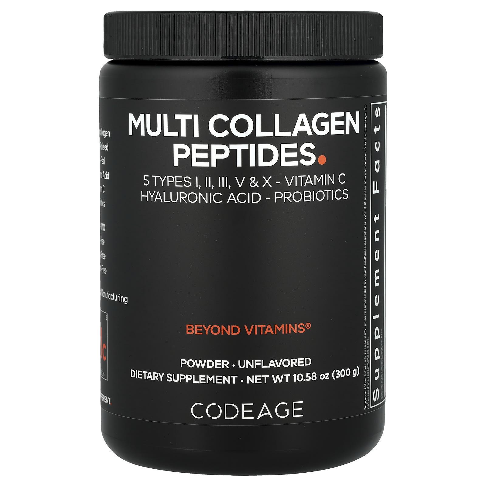 

Multi Collagen Peptide Powder, Unflavored, 300G(10.58Oz)