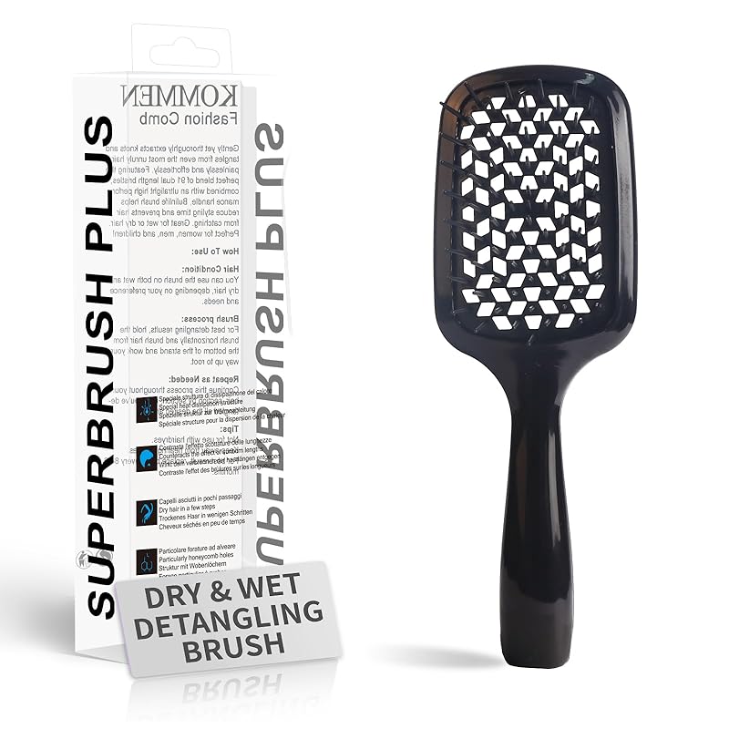 Detangling Hair Brush, Quick To Remove Knotted Hair - Super Soft Bristles, Anti-Static, Suitable For Dry, Wet, Curly Damaged Hair, Available For Men,