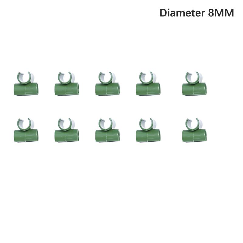 

10Pcs Plant Support Universal Plastic Clips Fixed Connector Pillars 8/11/16Mm Diameter Fastener Adjustable Accessories