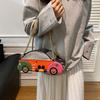 Cute contrasting car bag bag 2025 new Japanese cartoon girl foreign versatile crossbody chain box bag