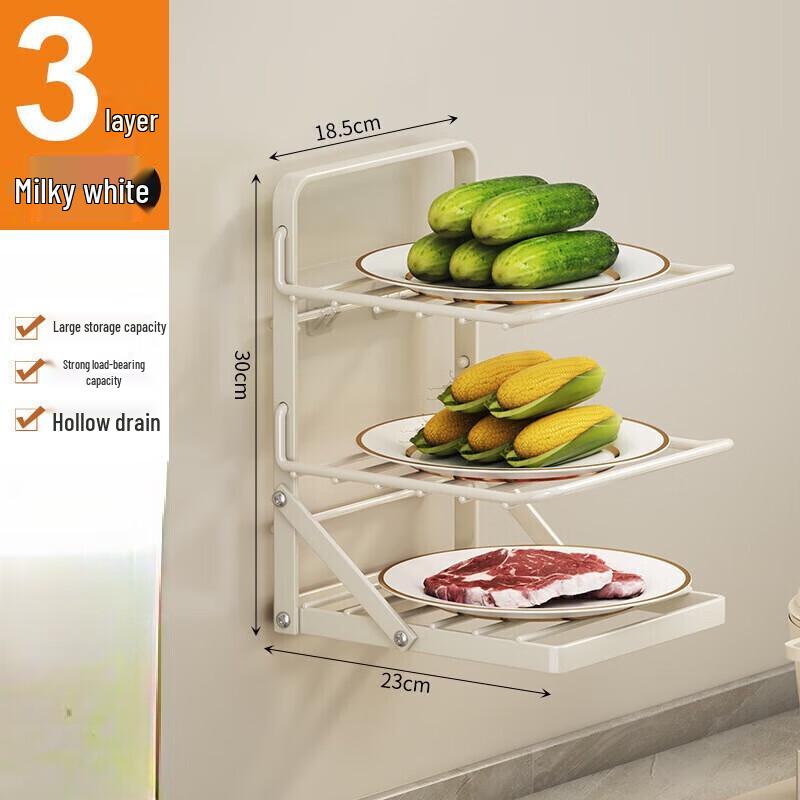 Foldable Kitchen Preparation & Storage Rack
