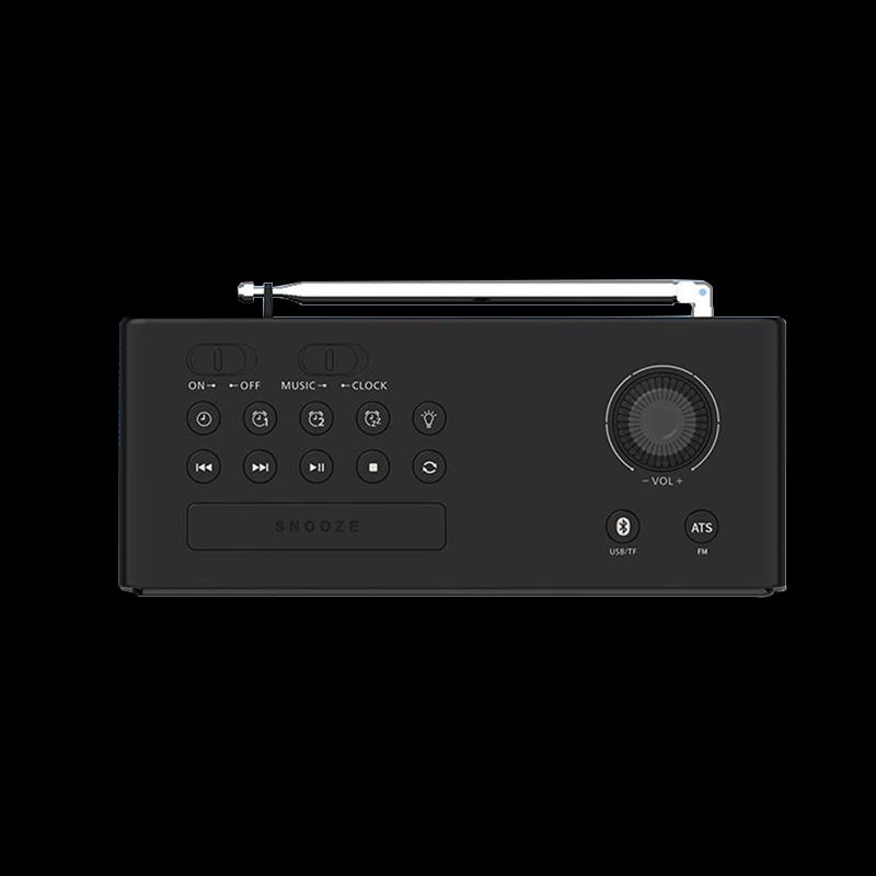 Philips LED Large Screen Clock Radio Bluetooth Speaker