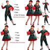 Men's And Women's Holiday Santa's Helper Costume With Soft Touch For Festive Cheer
