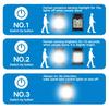 Clip On Solar Lights Outdoor Waterproof LEDs Motion Sensor Lights 3 Modes 3 Mounting Ways Solar Security Lighting for Fence