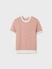 EDITION Men'S Striped Round Neck Short Sleeve Sweater_Neg2Er1932
