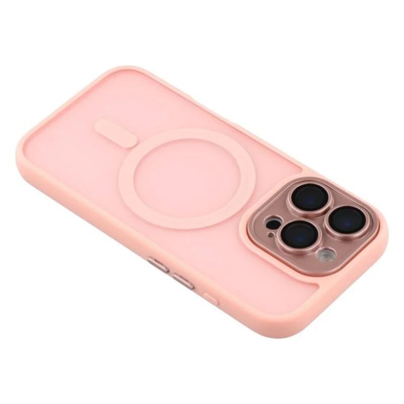 For iPhone 16 Pro Back Cover Compatible with MagSafe WANLONFENG QB1 Series PC TPU Shockproof Phone Case