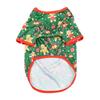 Hund Weihnachtspullover Lebkuchenmann Muster Bequemes Polyester Haustier Sweatshirt für Welpen Kätzchen
