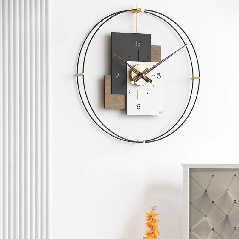 Luxury Hang Clock Living Room Wall Clocks Restaurant Modern Watch Decoration Design Bedroom Mechanical Watches Accessories