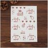 European and American Hot Stamping Tattoo Stickers, Wedding Rose Gold Tattoo Stickers, Bride Bachelor Party Stickers