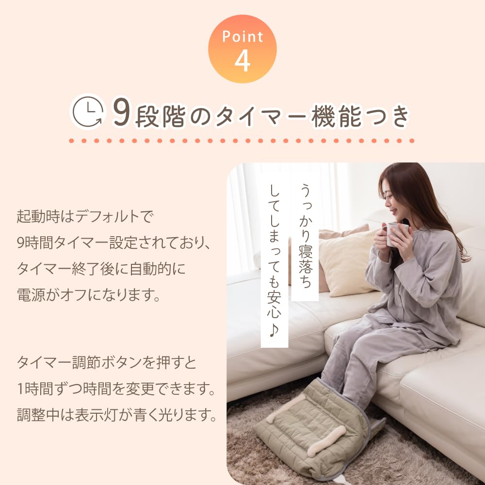 Mecha Heat Multi-Purpose Electric Heated Blanket, Pokarun Blanket, Foot Warmer, 2-Way, 100V [Beige]