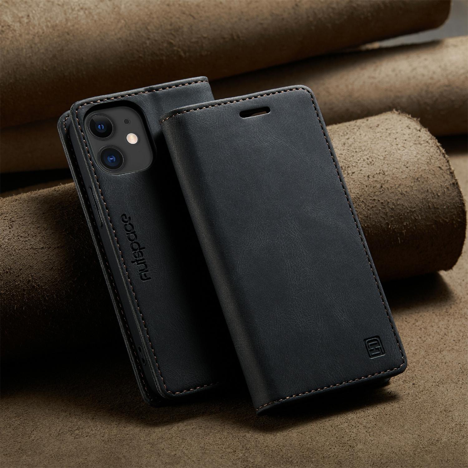 

Винтажный матовый чехол-книжка для iPhone 12 mini | Блокировка RFID + Слот для карты | 4 цвета iPhone 12 mini