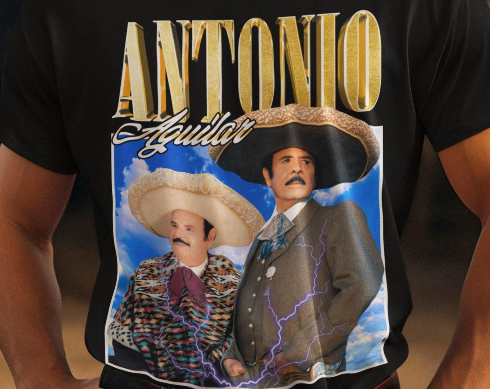 Antonio Aguilar Unisex  El Charro de México  Unisex T-Shirt | Mariachi Shirt | Mariachi Fan Gift | Mexican Artist Shirt | Mariachi Mexican M