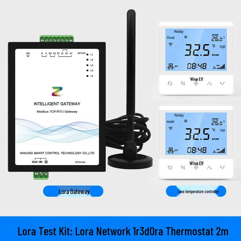 Беспроводной LoRa-термостат и сборщик данных для умного центрального кондиционирования