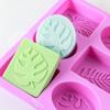 Square Handmade Soap Silicone Mold New DIY Oval Leaves Shaped Soap Making Supplies Handmade Chocolate Cake Decor Baking Tools