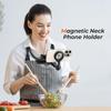 Magnetic Neck Phone Holder, Neck Mount for Phone, Hand Free Phone Neck Holder Chest Stand POV/Vlog Video Recording & Filming, Neck Tripod for iPhone