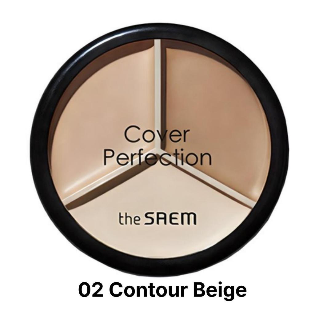 [The Saem] Cover Perfection Triple Pot Concealer 13.5g