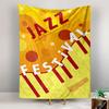Jazz Festival Tapestry Wall Hanging, Music Event Poster, Wall Decor for Bedroom Living Room Dorm