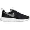 Nike Roshe Run Slip Resistant Abrasion Resistant Low top Kids' Running Shoes Black Teenagers 599728-007