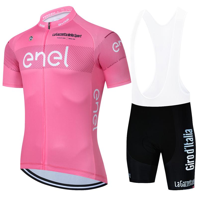 Haine de ciclism Set tricou de ciclism Vară Turul Italiei Bicicletă de șosea Mânecă scurtă Haine de ciclism Bărbați Set tricou Mtb Îmbrăcăminte sport