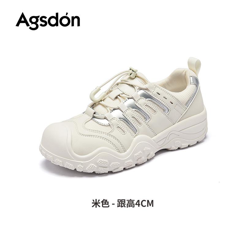 Augustine casual outdoor hiking shoes women's 2025 new summer platform ugly cute dad shoes light sports shoes