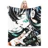 Manta de Flanela Muichiro Tokito Demonic Slayer para Verão - Manta Leve Multifuncional para Cama, Carro, Roupa de Cama
