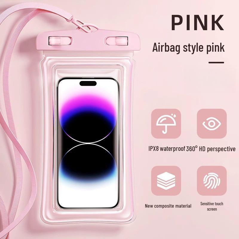 Waterproof Phone Bag for Photography & Swimming - Touchscreen Compatible, Perfect for Diving, Rafting, Snorkeling, Beach, and Water Park Fun