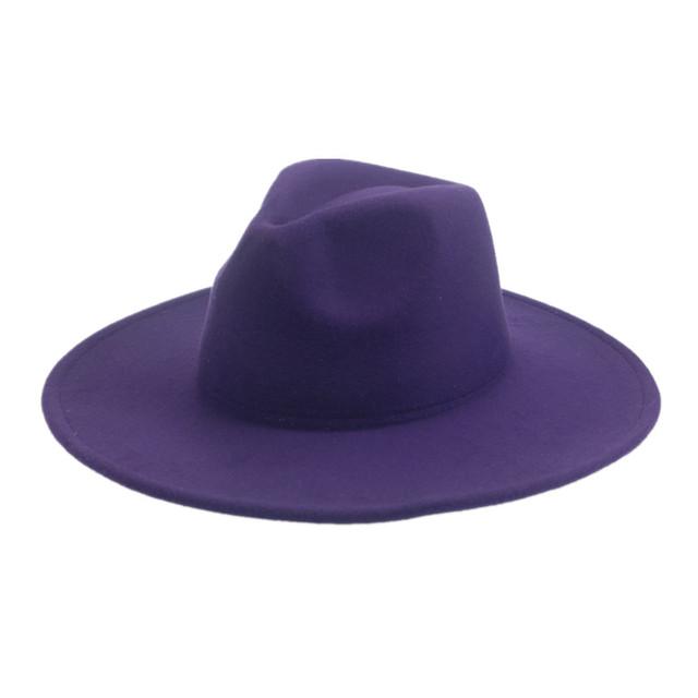 Women 'S Hat Fedoras Big Brim 9 .5cm 