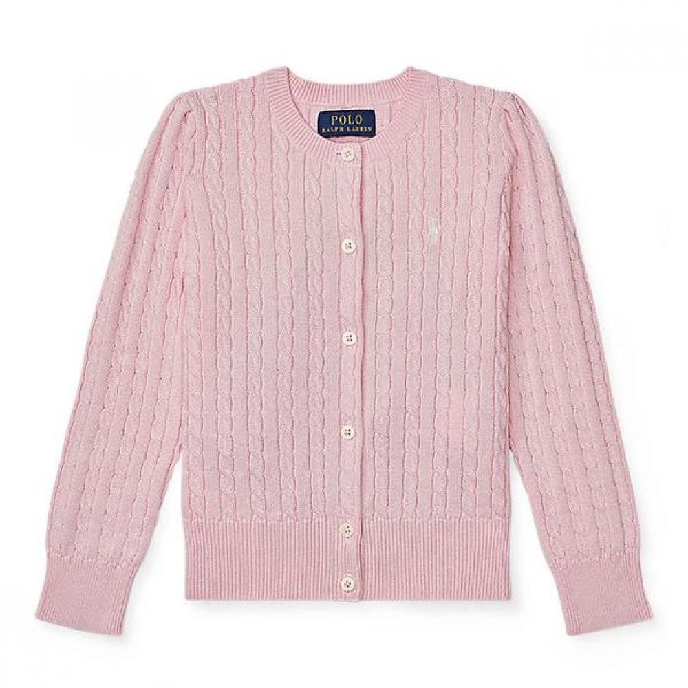 Polo Kids Girl Mini Cable Cotton Cardigan 2 6 Cwposwer6820038650 5