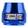 12AN Hose Finisher Clamp Connector Finishing Clip for Fuel Oil Diesel Gas Air Flexible TubeBlue