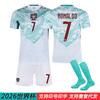 2026 Portugal maillot de football extérieur Coupe du Monde ensemble pour enfants N°. 7 C Ronaldo maillot 8B frais 17 Rafael Leon