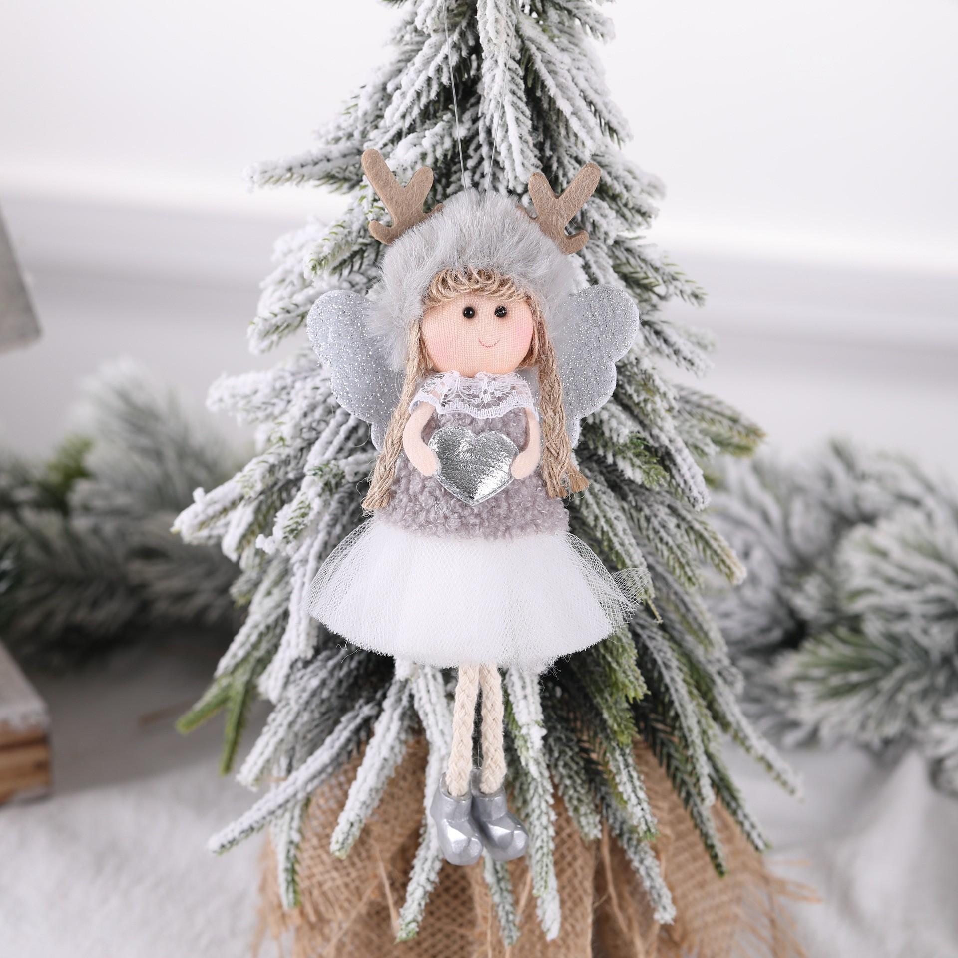Christmas Tree Angel Pendant - Creative Hanging Ornament for Festive Decoration