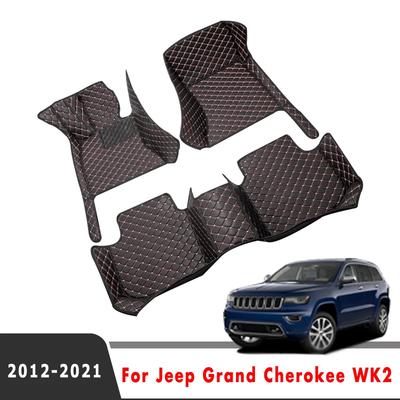 Car Floor Mats Trunk Carpets For Jeep Grand Cherokee WK2 2021 2020 2019 2018 2017 2016 2015 2014 2013 2012 Auto Interior Covers