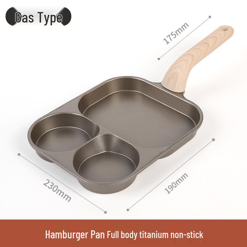 

Антипригарная сковорода 3-в-1 из майфанского камня для яиц, бургеров и завтрака