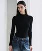 PLUNASTUDIO Ribbed Half Turtleneck Knit_4 Colors