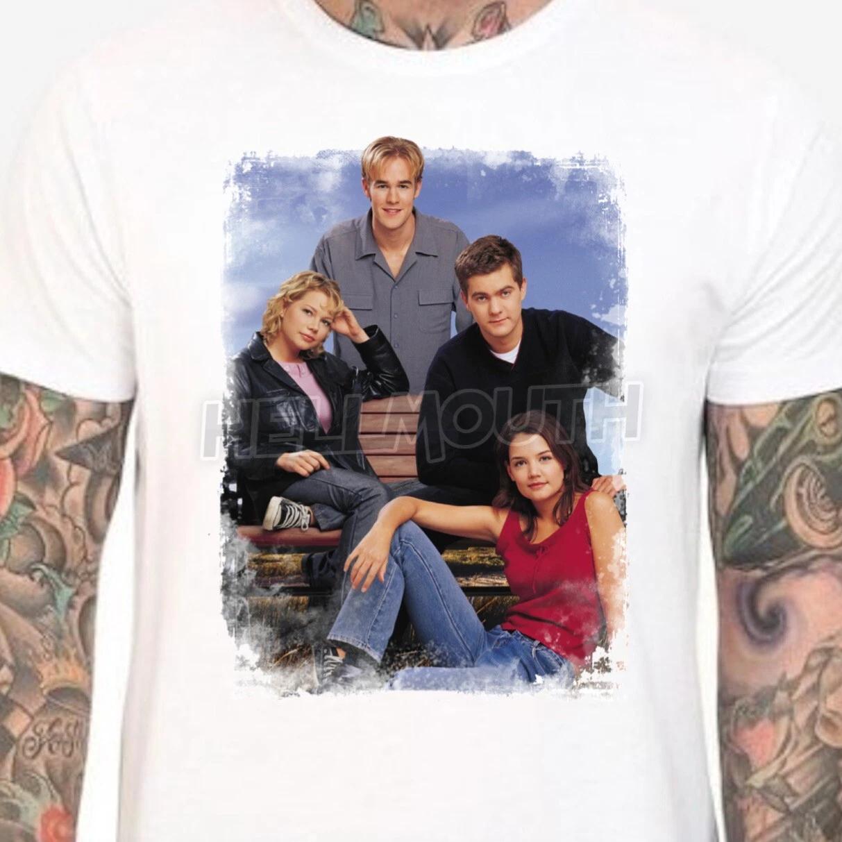 

Футболка Dawson s Creek 100% Хлопок Мужская Топ - Мужские и Женские размеры S-XXL Ретро Винтаж 90-х 1998 2XL