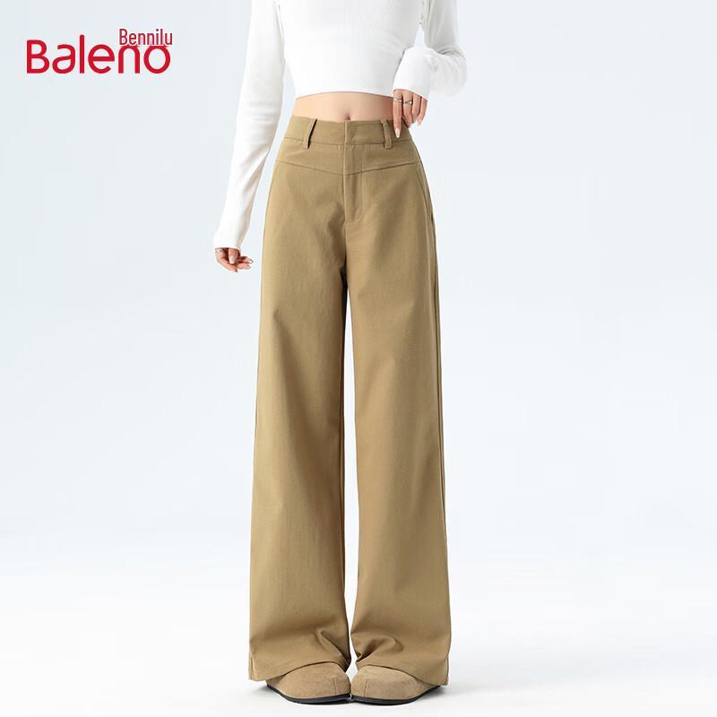 Baleno Women s High-Waist Pleated Casual Trousers XL