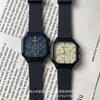 Vikec Sports And Leisure Watch Men'S Personality Trend Fashion Junior High School Students Silicone Square Large Dial