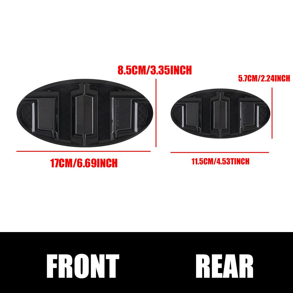 Car Accessories Front Grille Hood Rear Lid Trunk Stickers Badge For Kia Rio 2 3 K3 K5 Ceed Sportage Picanto Sorento Soul Optima