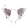 1PC Cat Ear Hair Hoop Women Hair Jewelry Hairpins Night Party Hair Accessories Cosplay Costume Headwear Head Rim Long Plush