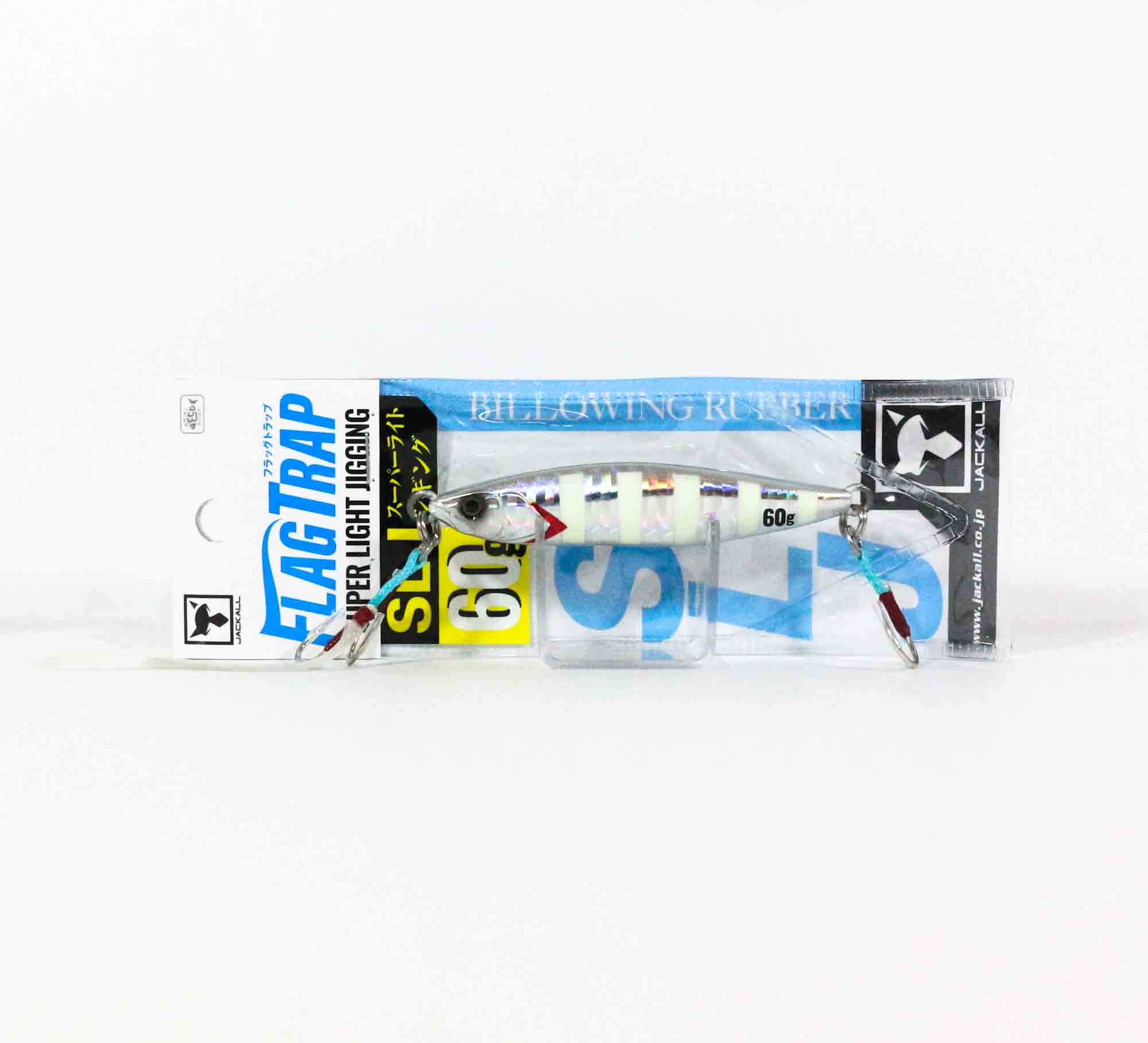 

Ловушка-флажок Jackall Metal Jig 60 грамм Glow Stripe (3196)